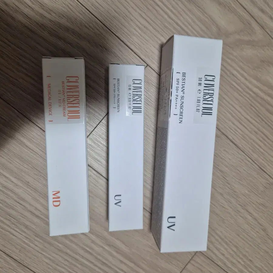 커버서울 선스크림 50ml 커버서울 베스티안 엠디크림15ml 커버서울 선