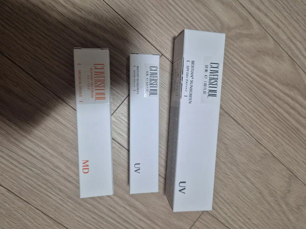 커버서울 선스크림 50ml 커버서울 베스티안 엠디크림15ml 커버서울 선