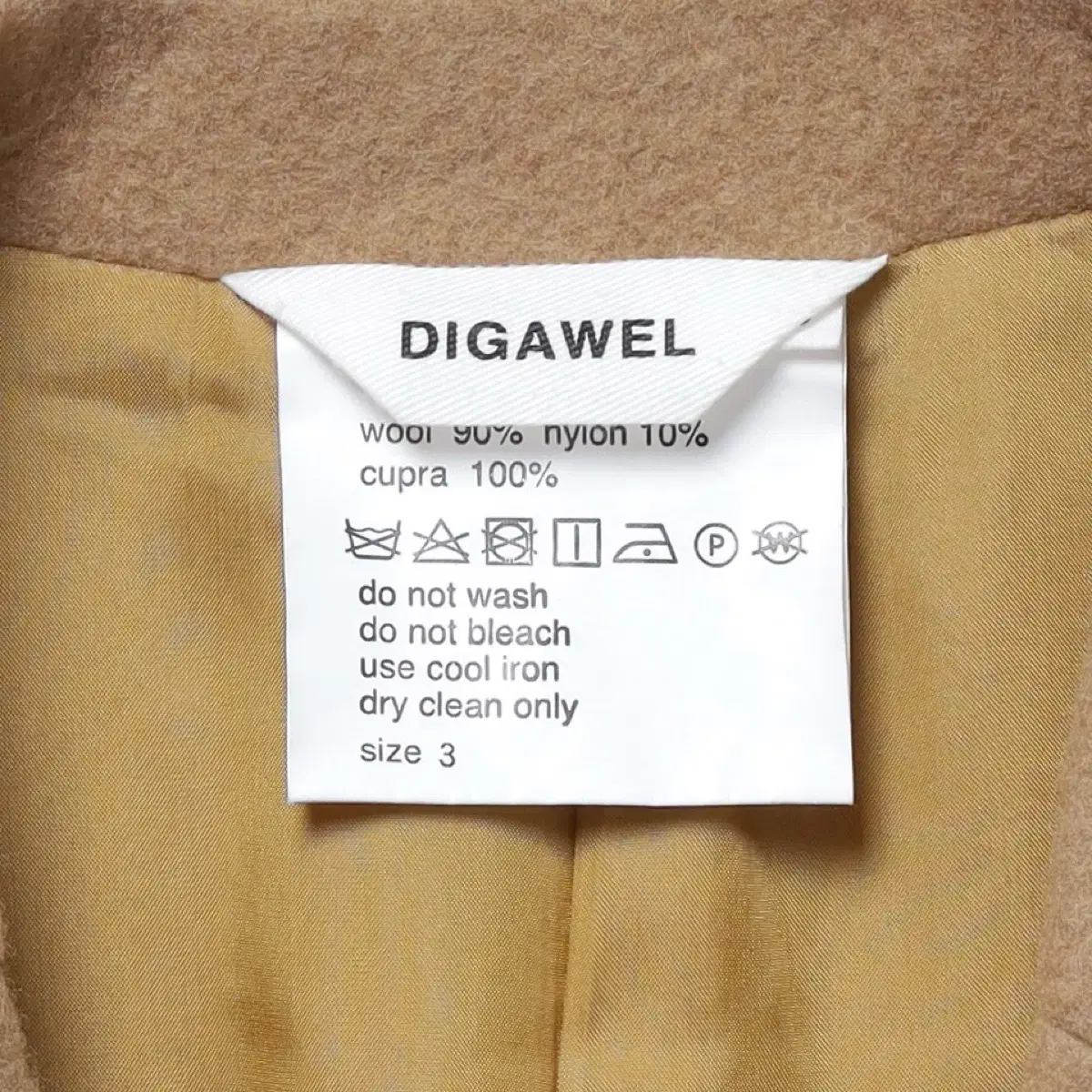 DIGAWEL Single Wool Coat