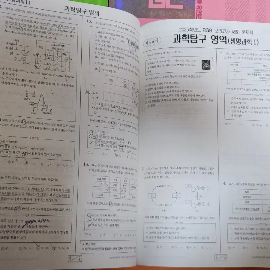 [일괄] 한종철t 생명과학 12권 교재 세트