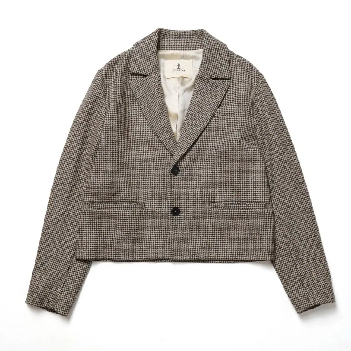 BARENA Houndstooth Pattern Blazer