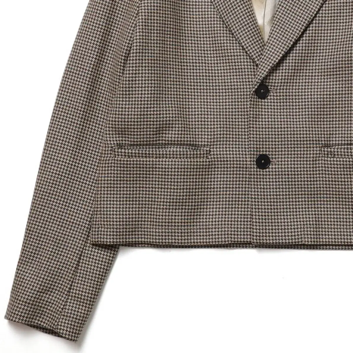 BARENA Houndstooth Pattern Blazer