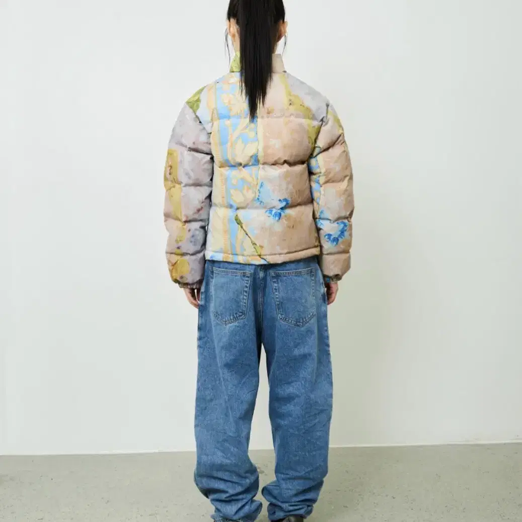 챈스챈스 MULTICOLOR PRINTED DOWN PARKA