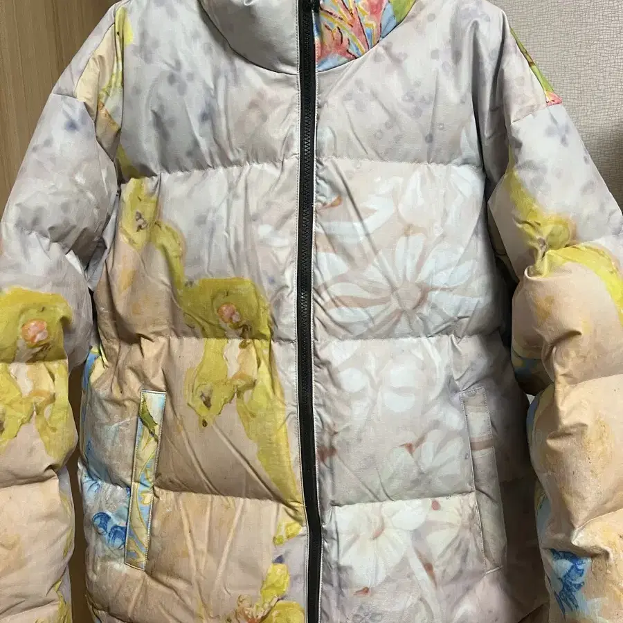 챈스챈스 MULTICOLOR PRINTED DOWN PARKA