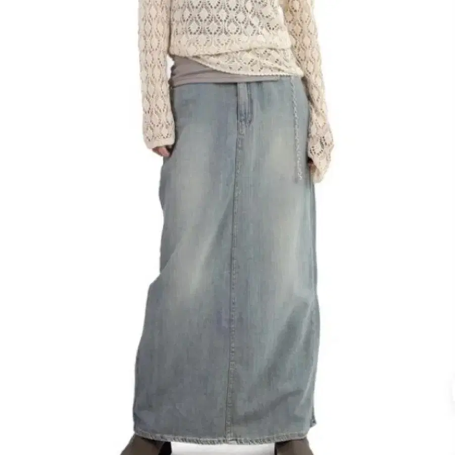 릿킴 SUMMER MAXI DENIM SKIRT