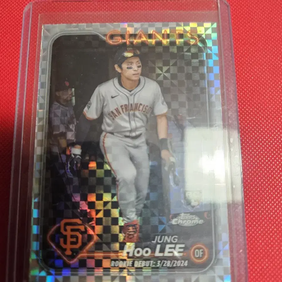 이정후 2024 Topps Chrome 엑스프렉터 카드