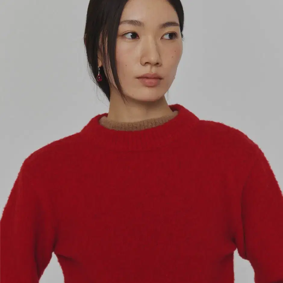 아모멘토 FLUFFY BRUSHED KNIT