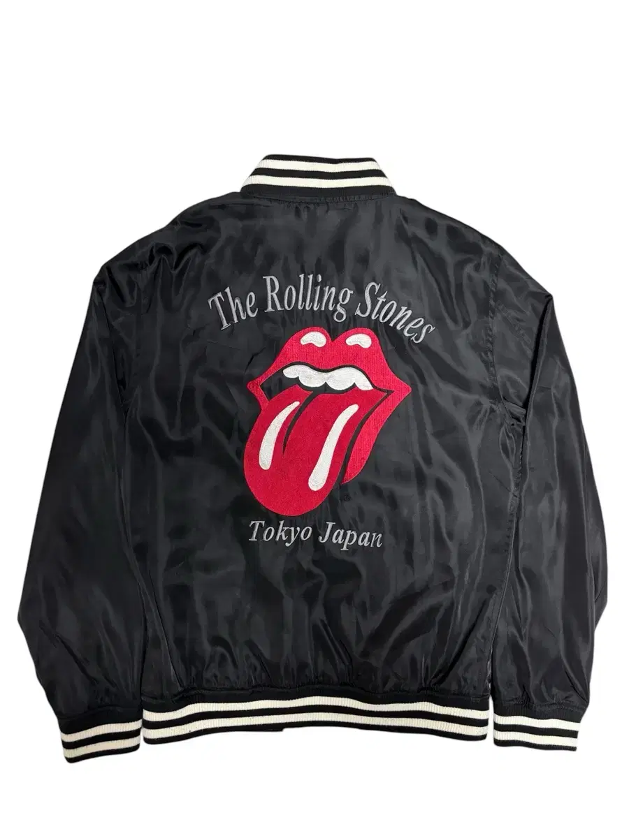 Rolling Stones x Jack Rose Reversible Varsity Jacket size 3