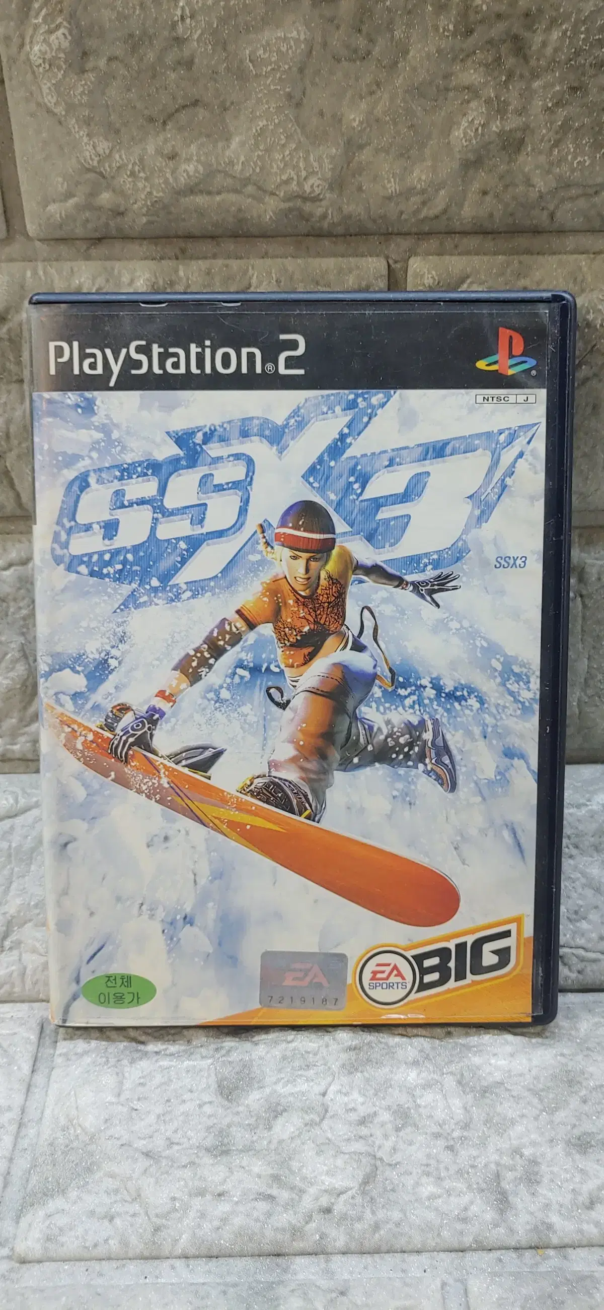 ps2 게임소프트 한국정발  ssx3