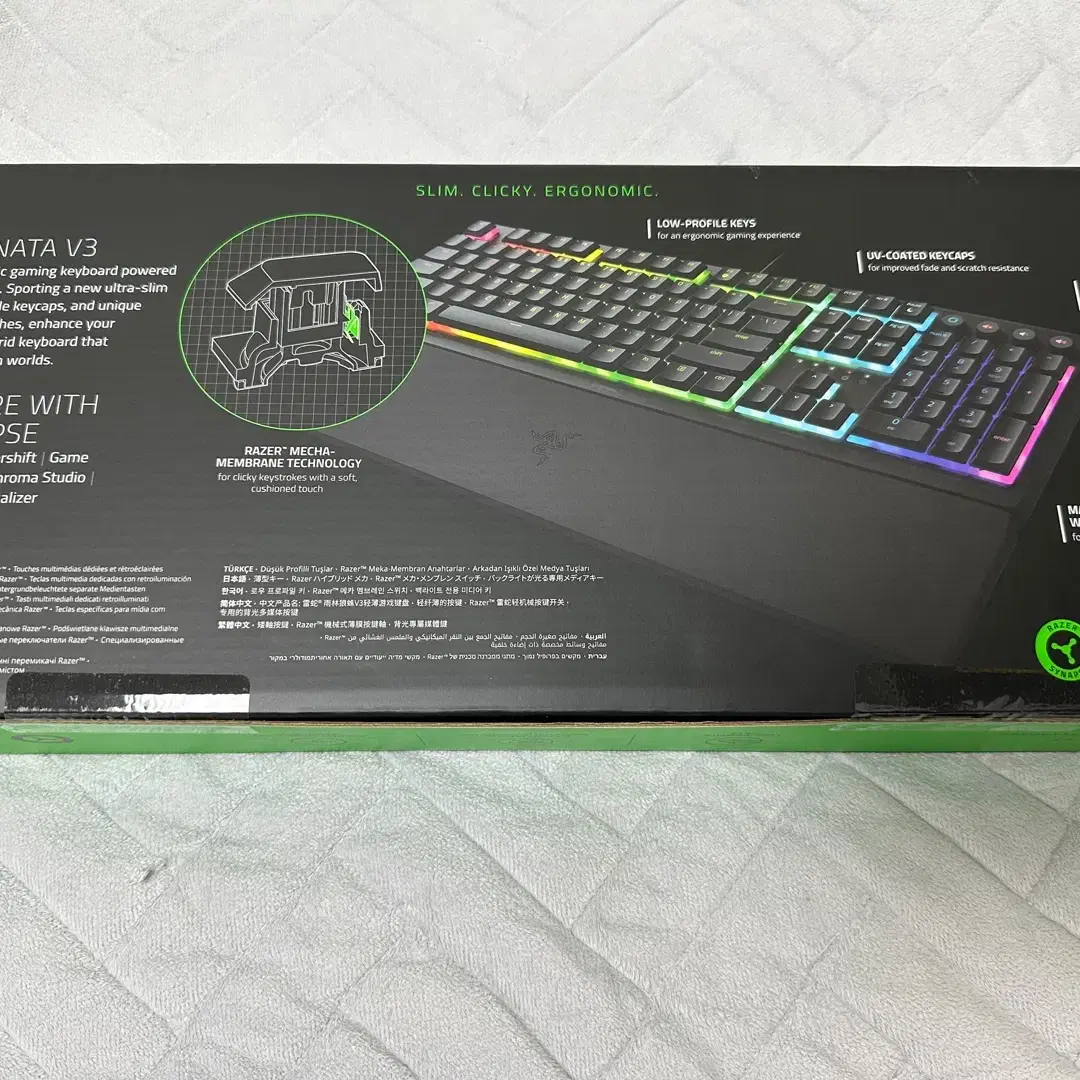 레이저코리아 오나타 V3 한글 Razer Ornata V3 KR 키보드