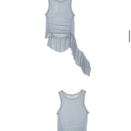 LCDC MESH FRILL SLEEVELESS TOP