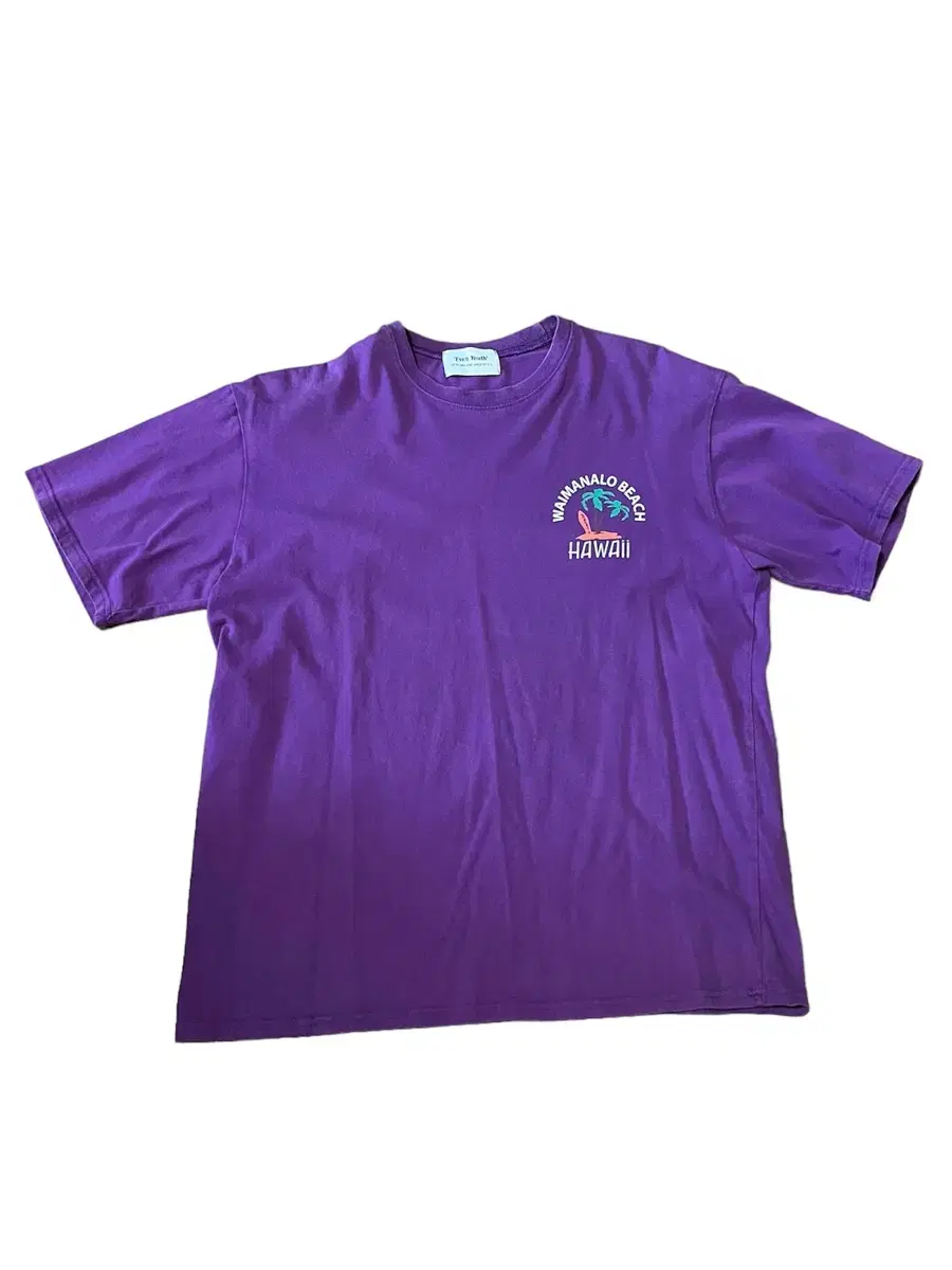 Purple short-sleeved T-shirt (about size L)