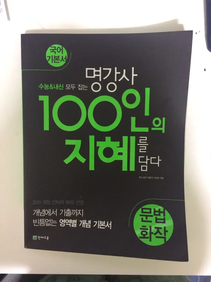 명강사 100인의 지혜를 담다 문법화작