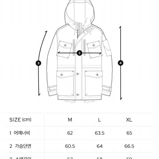 올투스 바스터즈 코만도 블랙 파카 XL