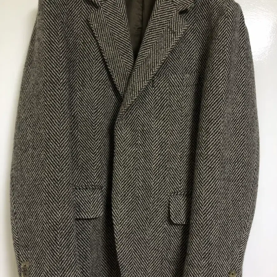 오라리 24aw LAMA SHETLAND WOOL TWEED OVER