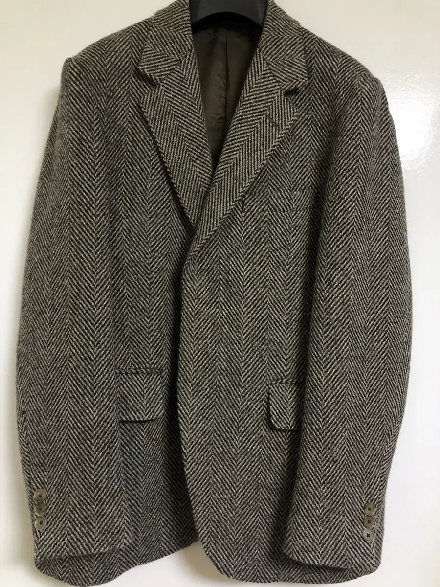 오라리 24aw LAMA SHETLAND WOOL TWEED OVER