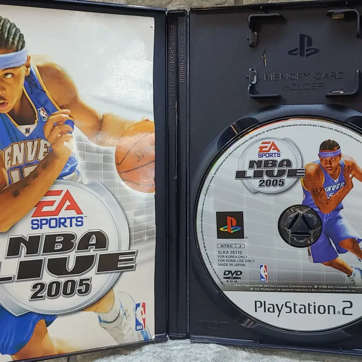 PS2 nba live 2005 한국정발