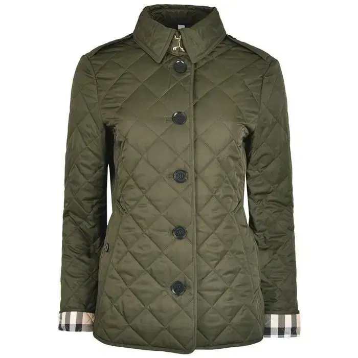 New Frankie Women's Quilted Jacket Dark Olive