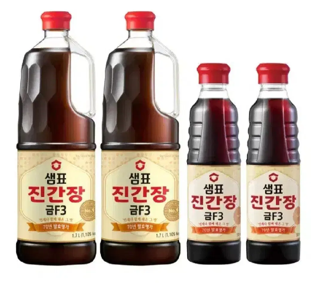 무료배송 번개최저가 샘표진간장금F3 1.7L2개+500ML2개