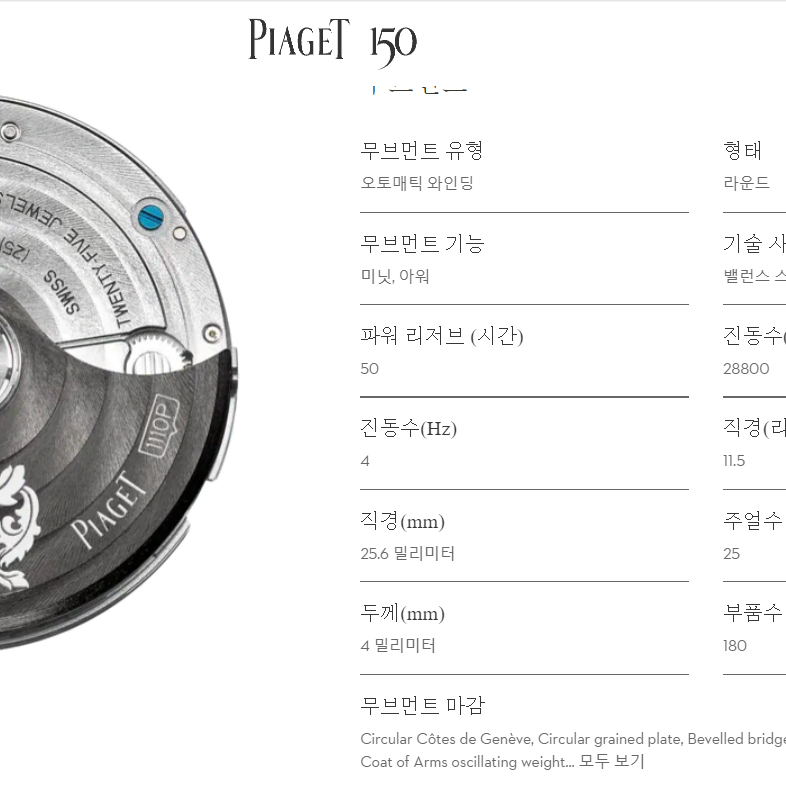 피아제 폴로 청판