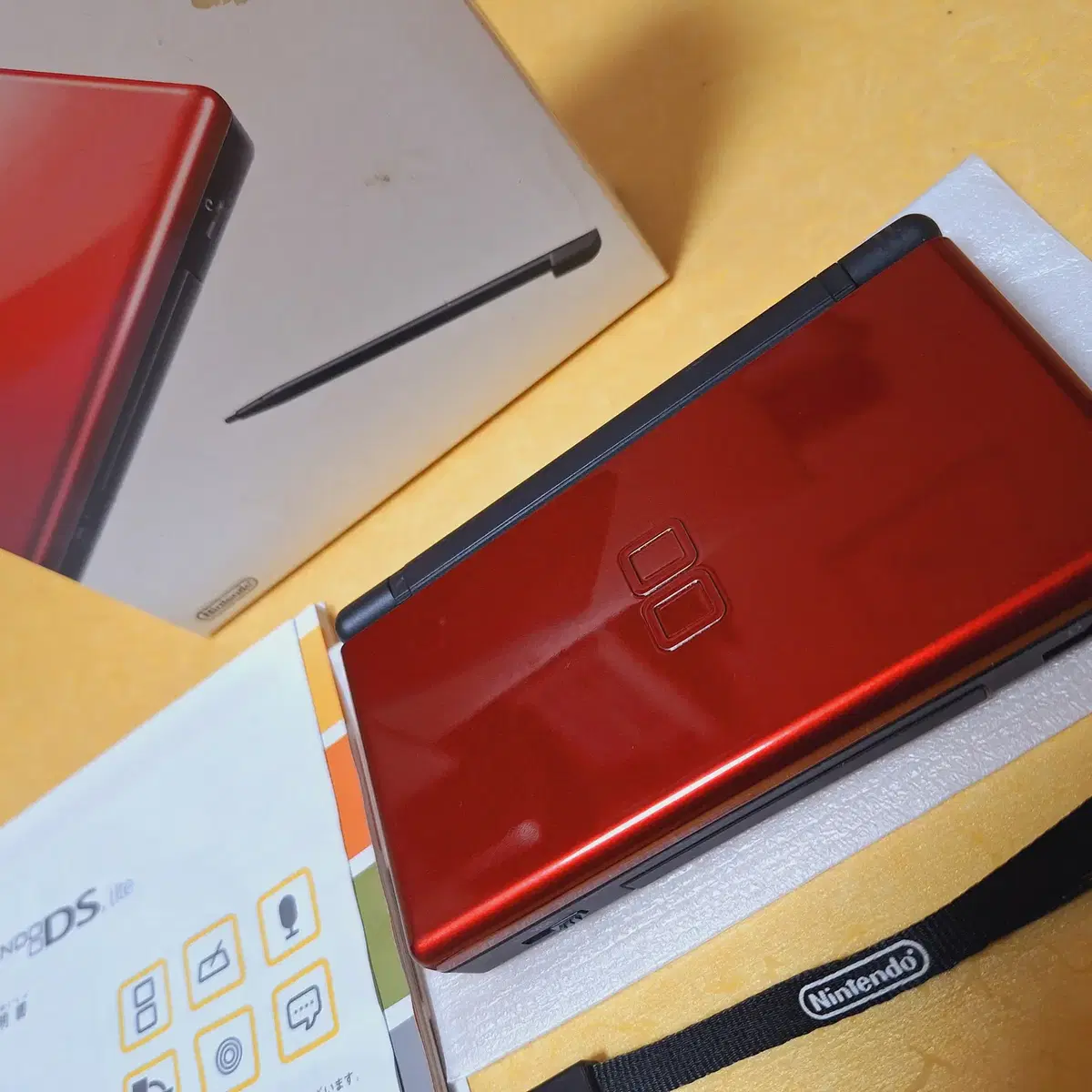 닌텐도 ds lite 크림슨블랙 일본판 박스셋 dslite dsi