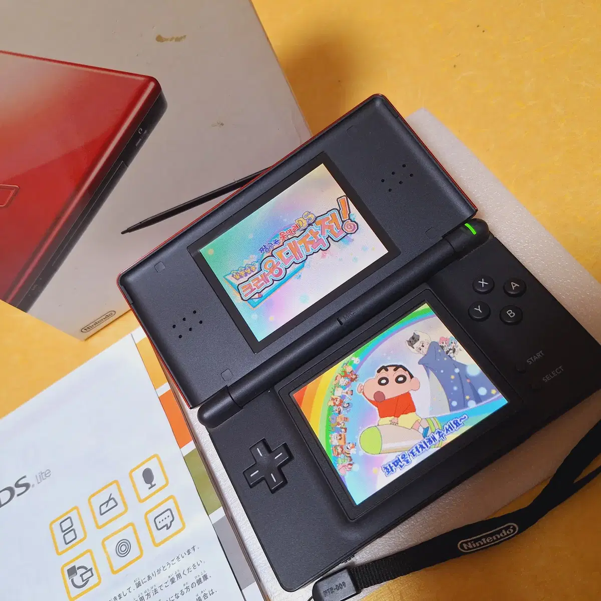 닌텐도 ds lite 크림슨블랙 일본판 박스셋 dslite dsi