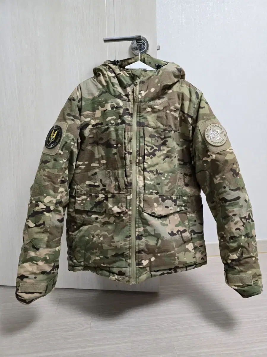 Tactical Series Military Cold Weather Puffer Jacket with St. Michael Patch