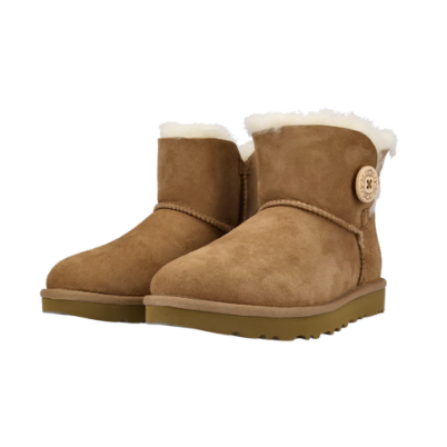 UGG 어그 미니 베일리 버튼 2 부츠 체스트넛 1016422-CHE