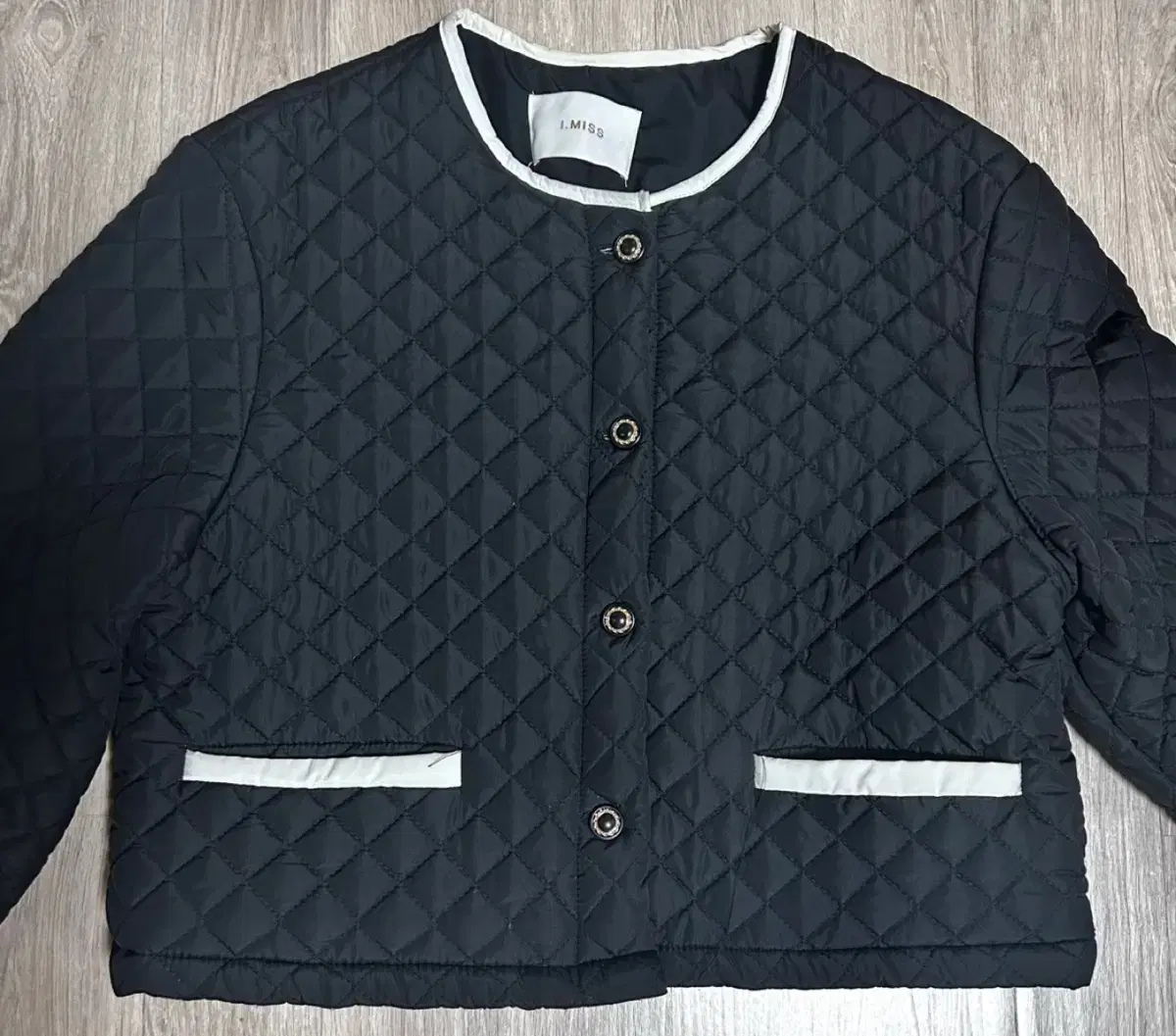 Nokara Quilted Padded Crop Short Jacket