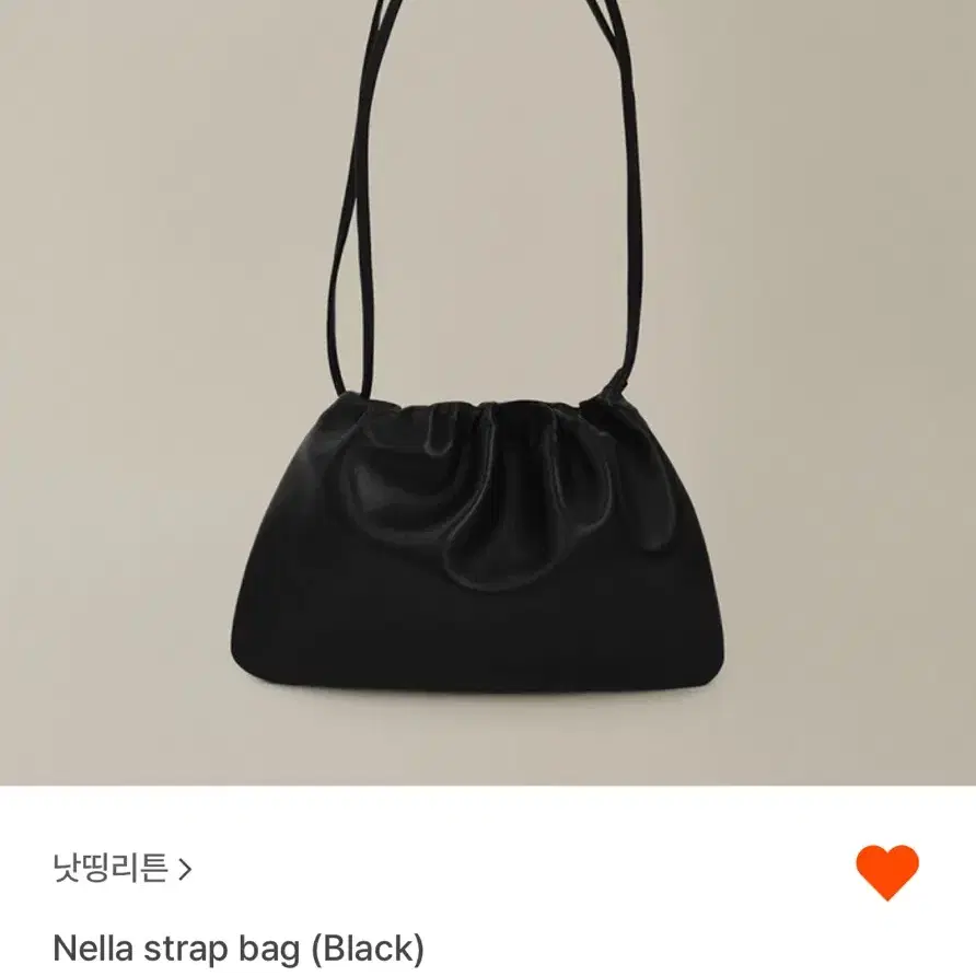 낫띵리튼 넬라백 Nella strap bag(블랙)기본