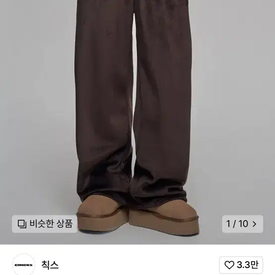 칙스 코듀로이 융기모 팬츠