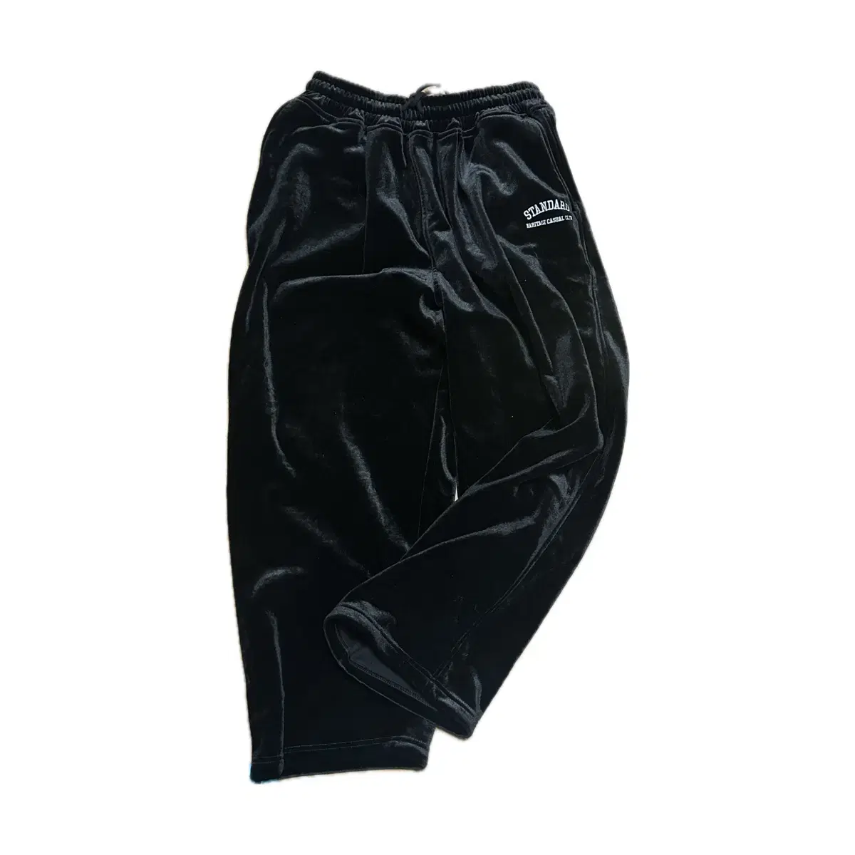 DoubleU Standard Velvet Pants Black