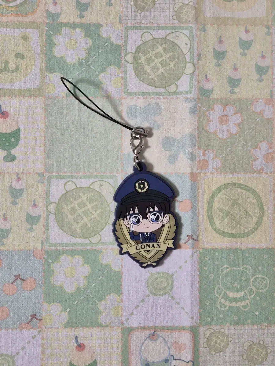 [sold, retired 1/15]Detective Conan Police keyring.