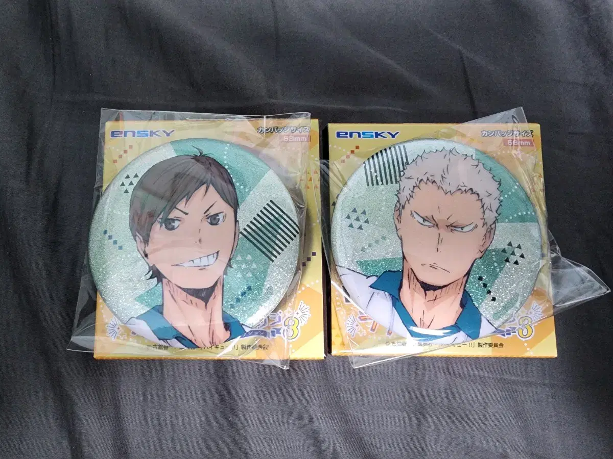 *Sold in bulk* haikyuu Kirakira Canbadge 3th Dategong