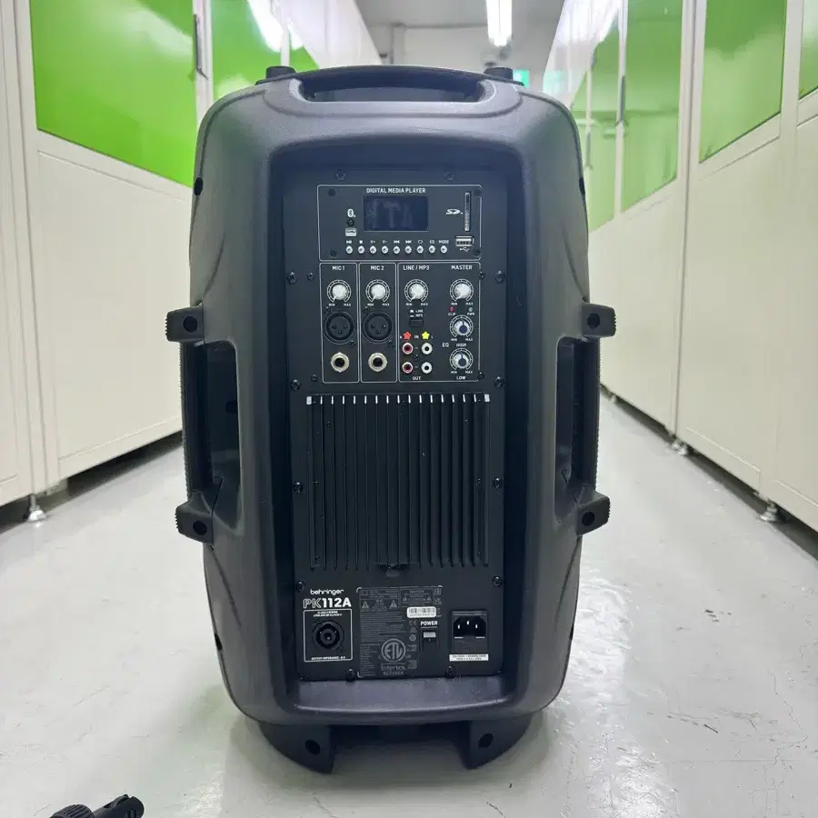 베링거 pk112a 600w 버스킹 공연 강연 스피커 앰프