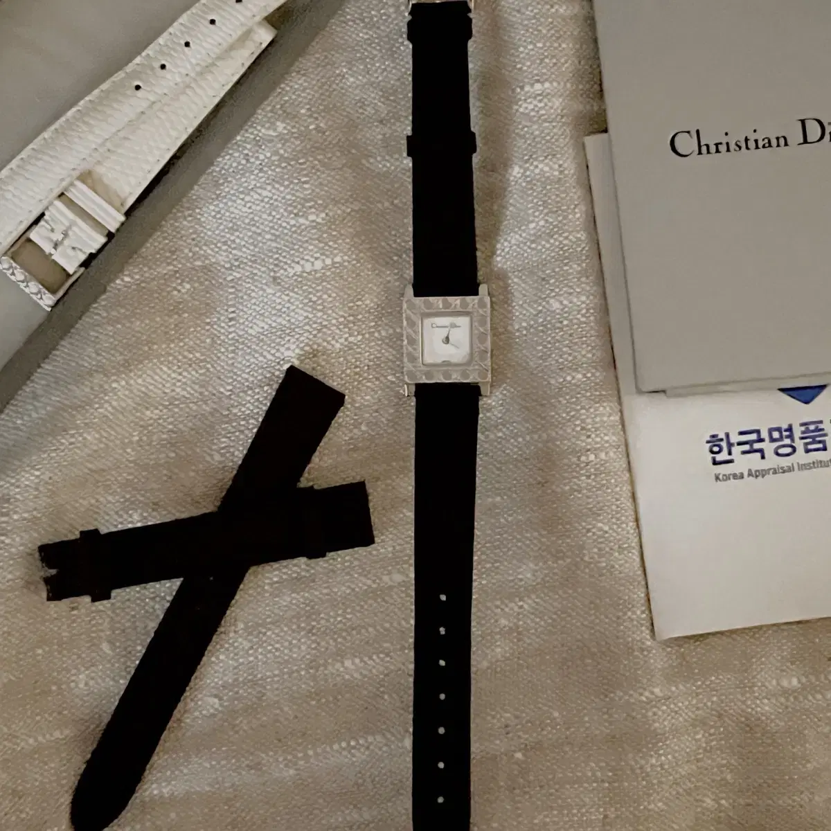 DIOR 라파리지엔느 실버 디올 시계