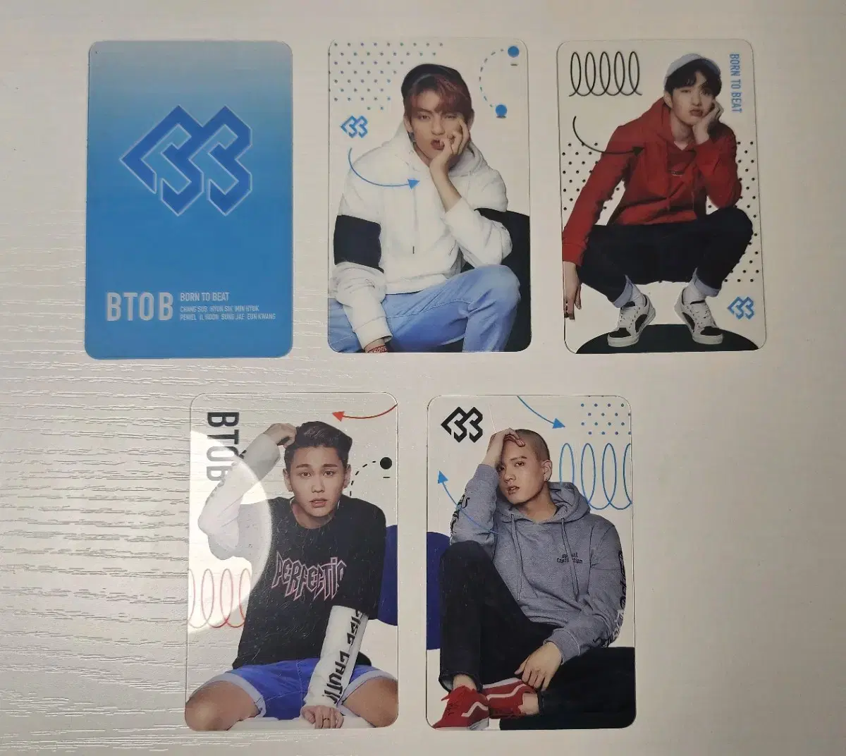 BTOB TBJ Official Transparent Photocard