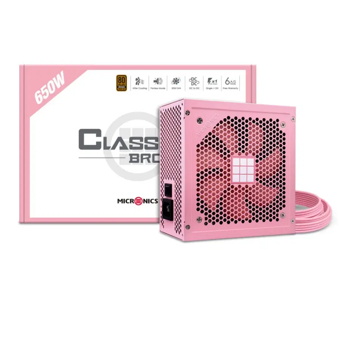 마이크로닉스 750w 브론즈 핑크