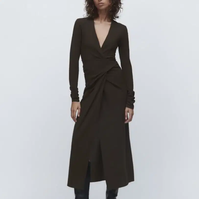 zara 자라 울 블렌드 드레이프 원피스 189000-6900 새상품