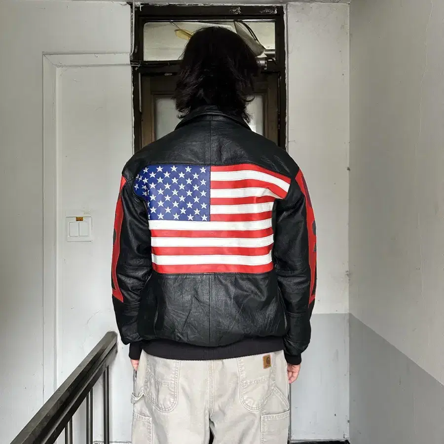 U.S.A leather jacket