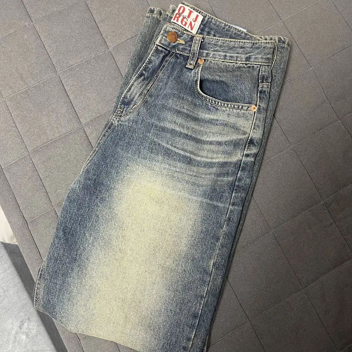 릿킴 tween cat wide jeans 트윈캣 와이드 팬츠