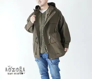 AOZORA BLUE HEAVEN 60/40 크로스 빅 마운틴 파카