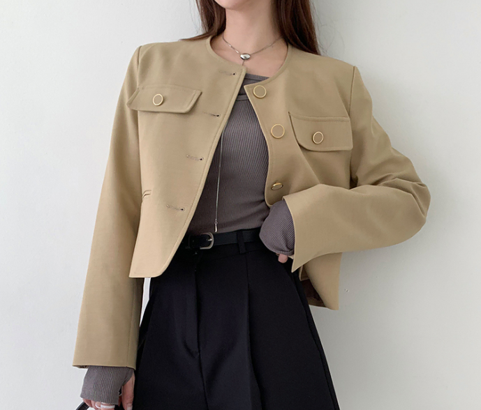 Nokara Gold Ring Button Jacket