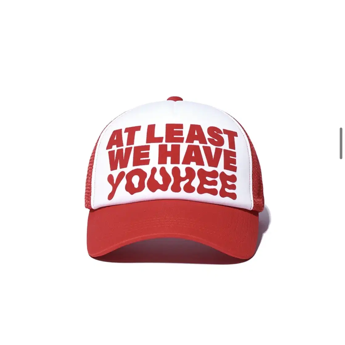 YOUHEE LETTERING TRUCKER CAP (Red,Blue)