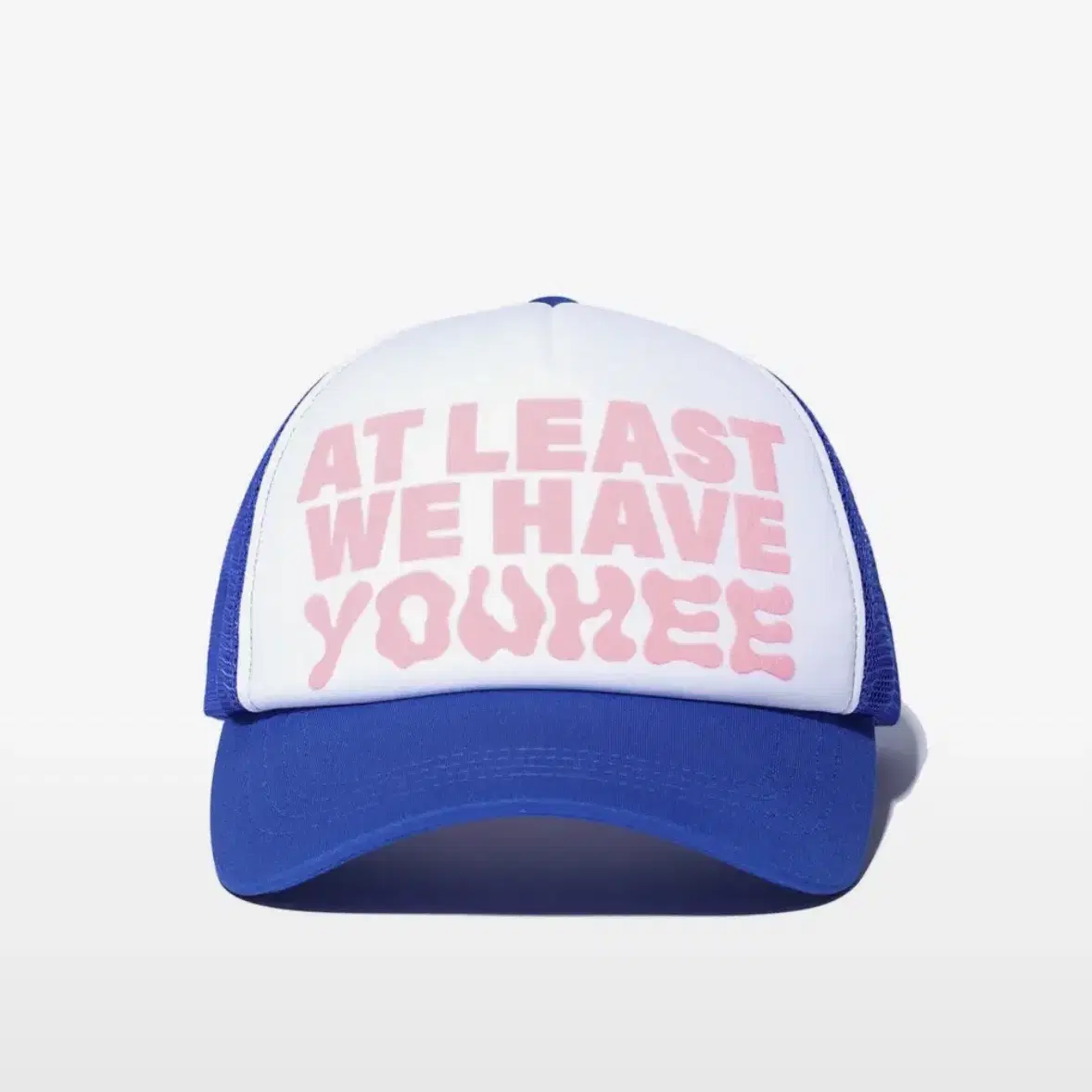 YOUHEE LETTERING TRUCKER CAP (Red,Blue)