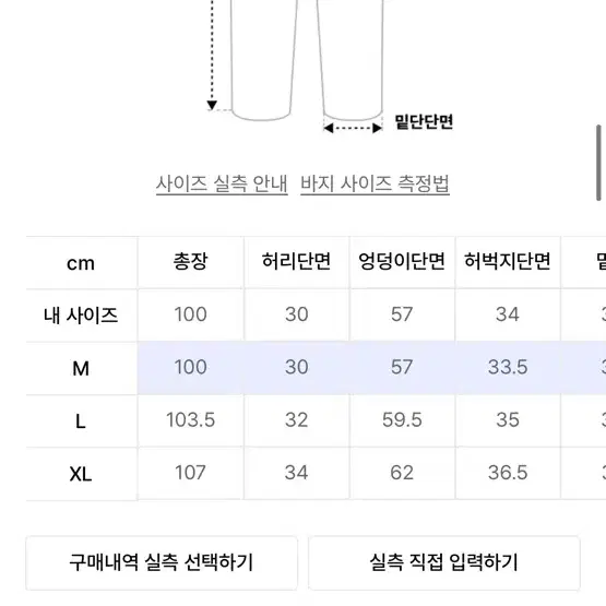 낫포너드 와이드 스트링 카고 차콜 M