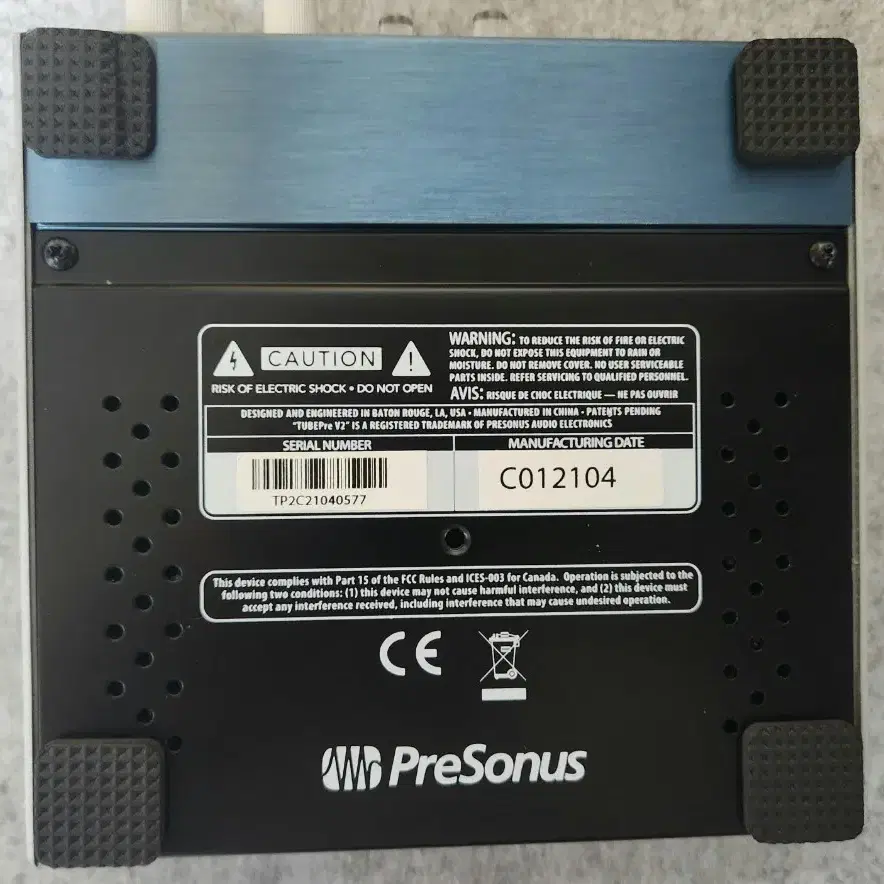 PreSonus TubePre V2 마이크 프리앰프