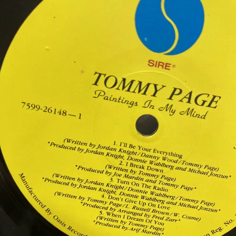 TOMMY PAGE  LP / AA7107