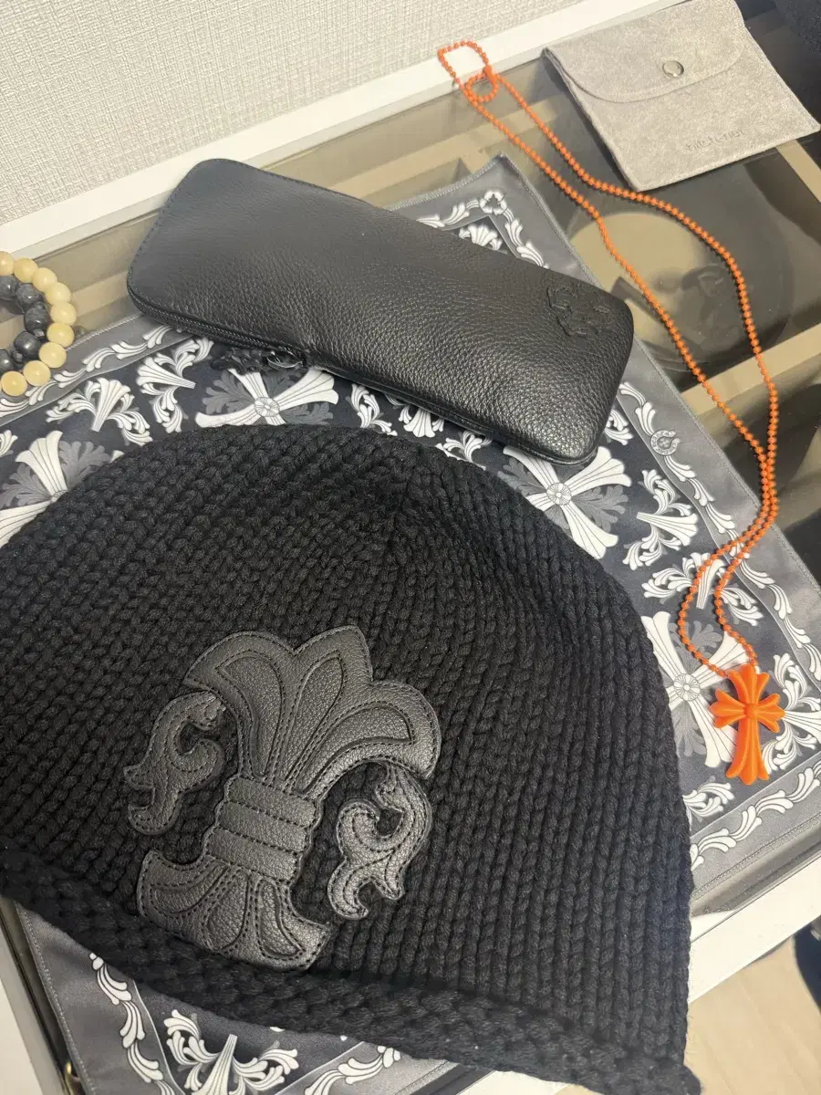 Chrome Hearts Flared Beanie Cashmere sell (Paris store receipt)