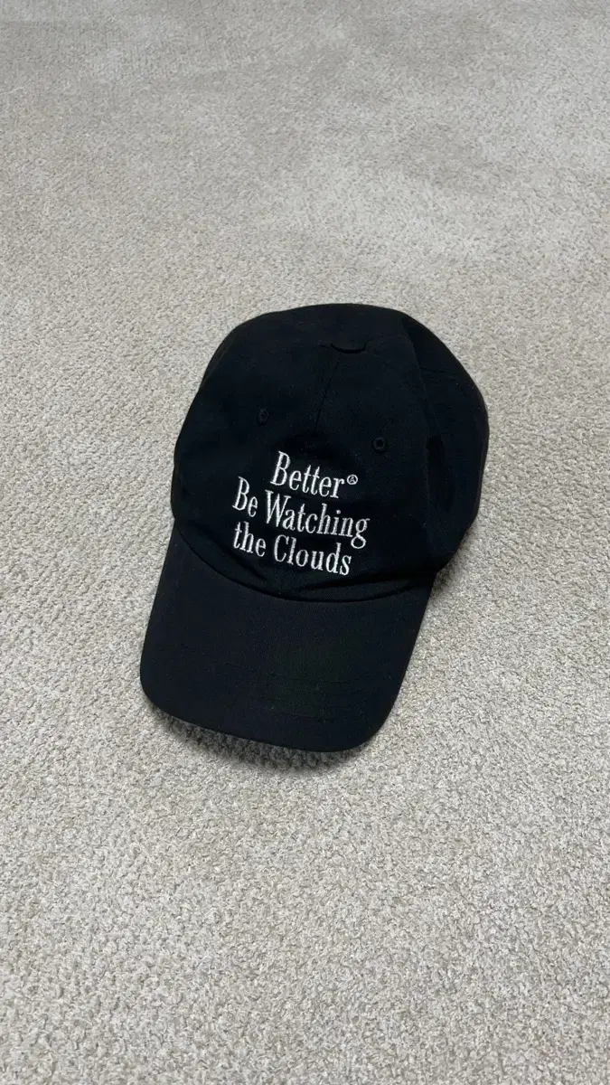 [에이카화이트] BETTER CAP-BLACK